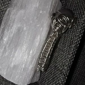 Hand made wire&Jasper Ring